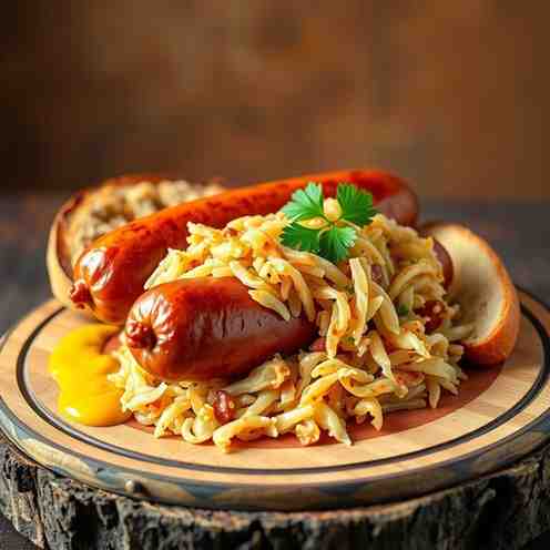 Classic German Sausage with Sauerkraut Recipe | Make Today